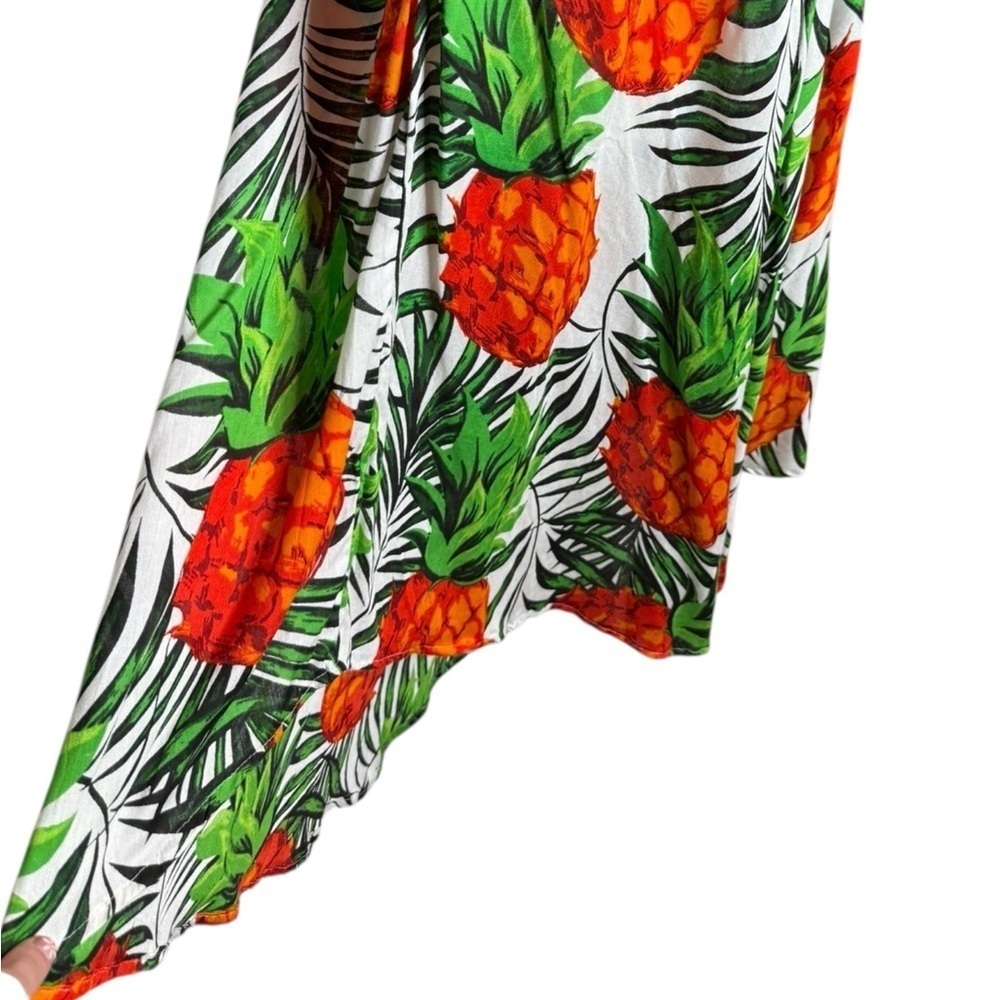 Tropical Pineapple Print Swim Coverup 3X NWT Beach Coverup - Picture 7 of 13